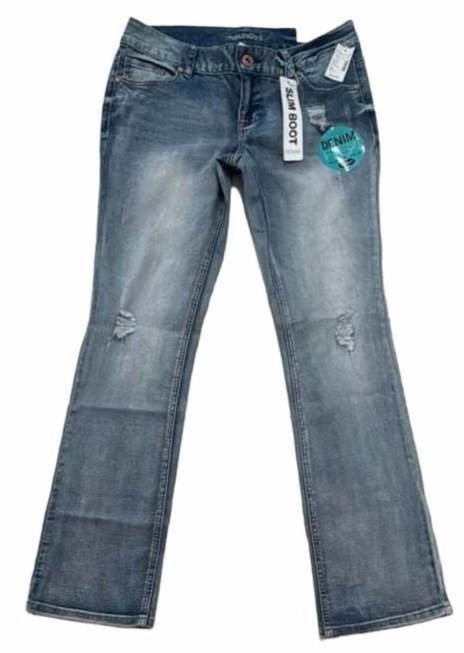 Maurices Slim Boot Jeans Size 5/6 Short Light Blue